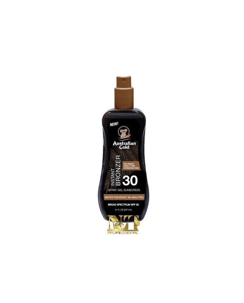 AUSTRALIAN GOLD SPRAY GEL W/BRONZER SPF30 237 ML