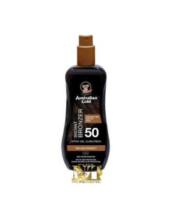 AUSTRALIAN GOLD SPRAY GEL W/BRONZER SPF50 237 ML