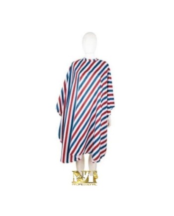 MOROCUTTI MANTELLA TAGLIO BARBER POLE RED&BLUE