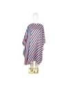MOROCUTTI MANTELLA TAGLIO BARBER POLE RED&BLUE