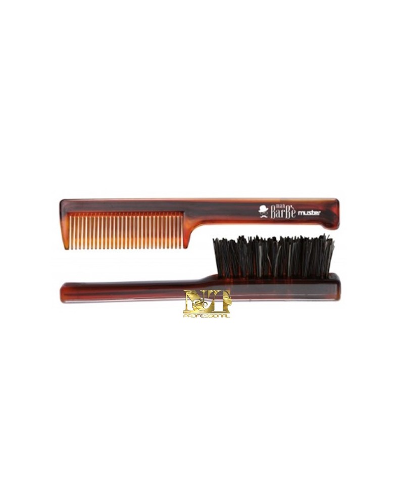 MUSTER SET SPAZZOLINA + PETTININO BARBA E BAFFI