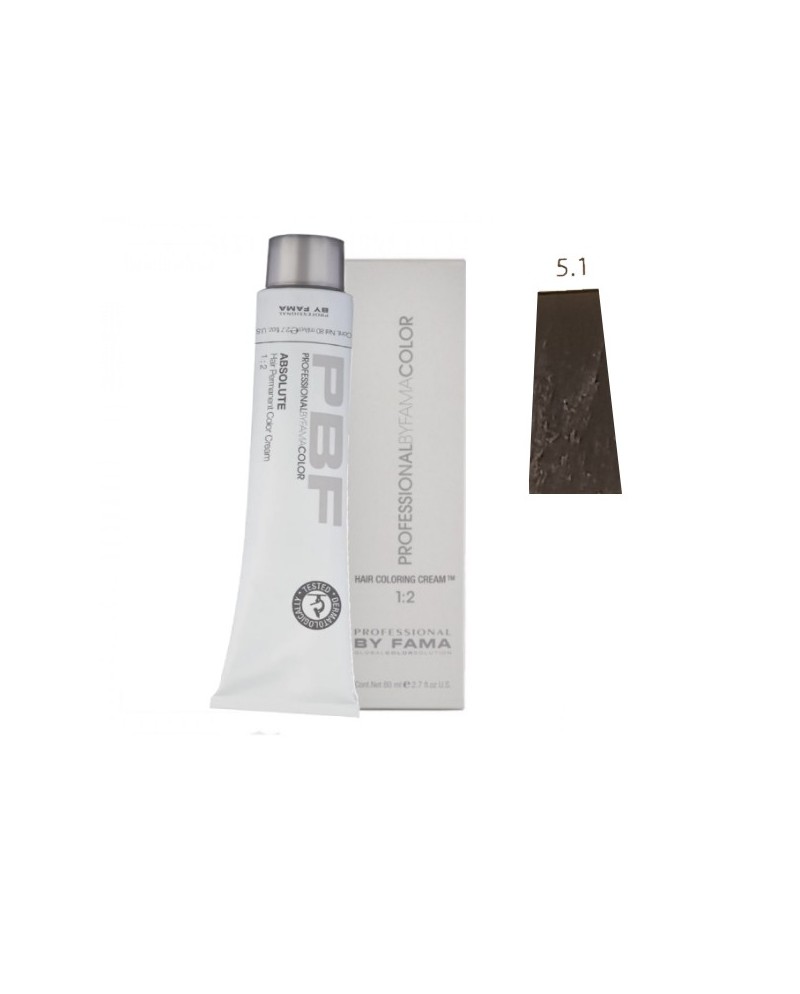 PROFESSIONAL BY FAMA COLOR 80 ML 1+2 N° 5.1