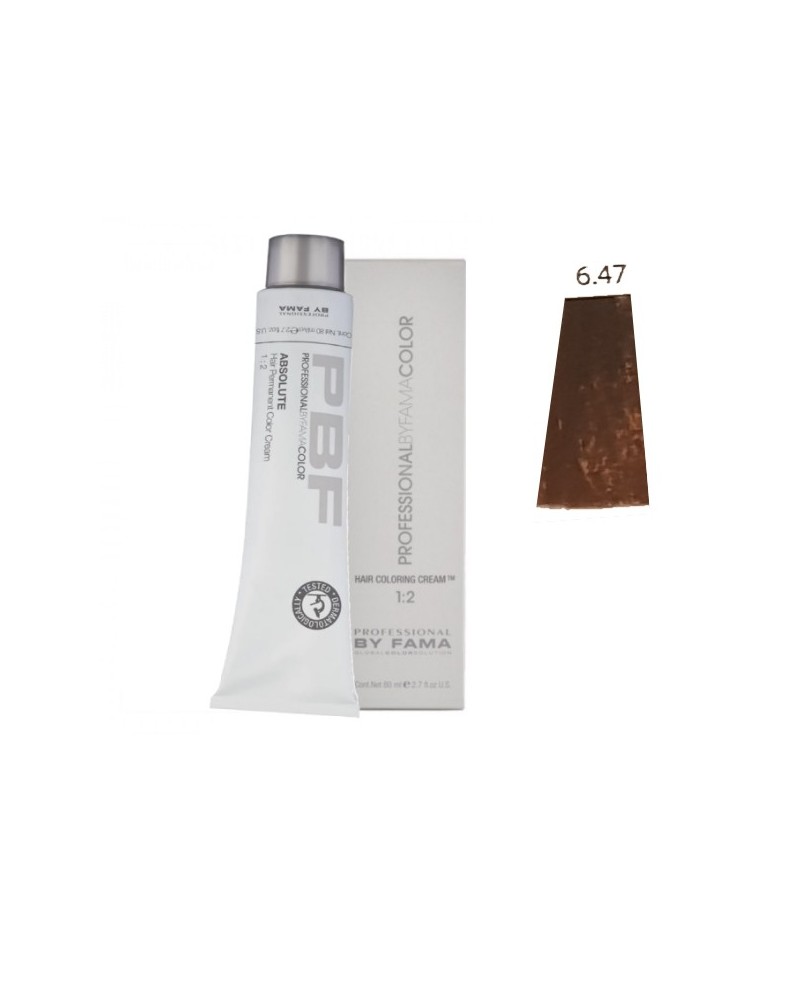 PROFESSIONAL BY FAMA COLOR 80 ML 1+2 N° 6.47