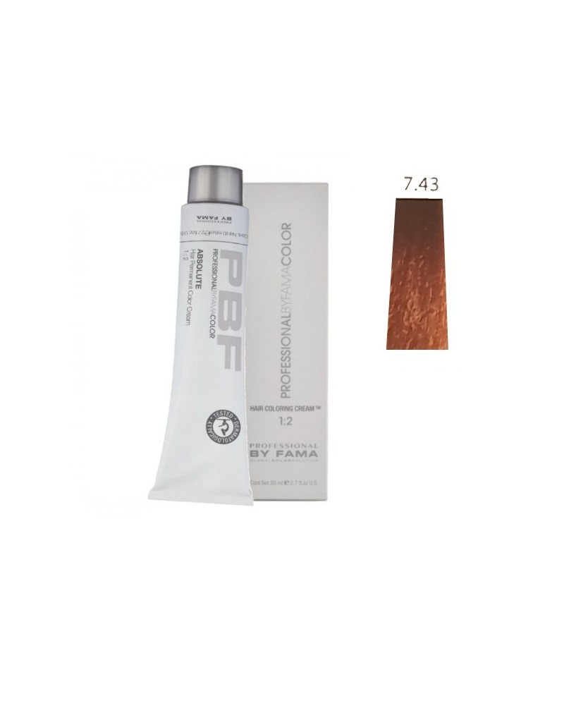 PROFESSIONAL BY FAMA COLOR 80 ML 1+2 N° 7.43