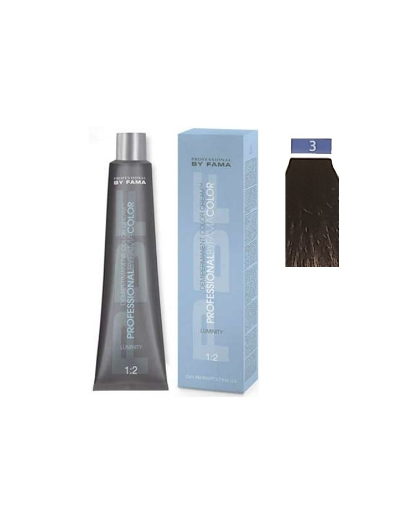 PROFESSIONAL BY FAMA DEMIPERMANENT LUMINITY 1+2 80 ML N° 3