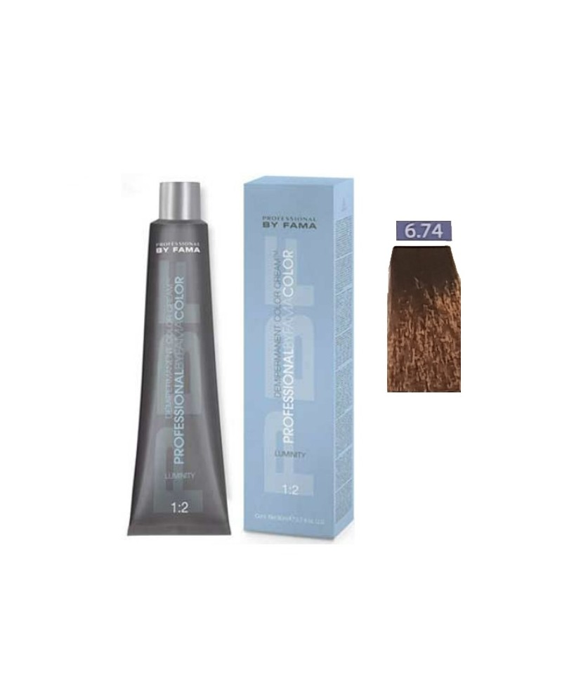 PROFESSIONAL BY FAMA DEMIPERMANENT LUMINITY 1+2 80 ML N° 6.74