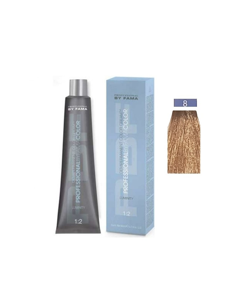 PROFESSIONAL BY FAMA DEMIPERMANENT LUMINITY 1+2 80 ML N° 8