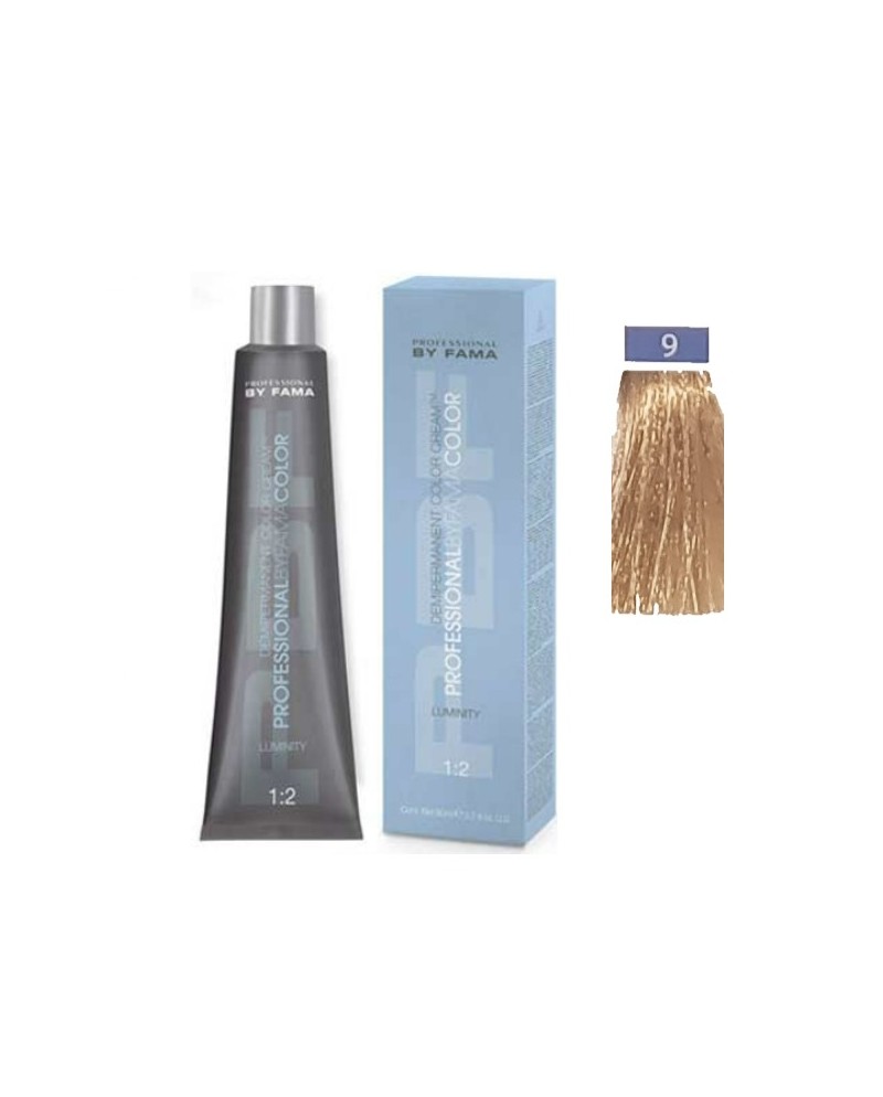 PROFESSIONAL BY FAMA DEMIPERMANENT LUMINITY 1+2 80 ML N° 9