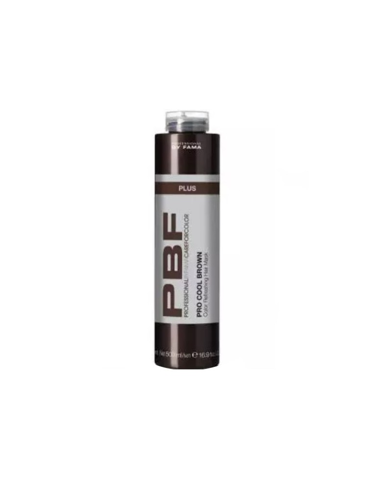 PROFESSIONAL BY FAMA PRO COOL BROWN PLUS COLOR REFRESHING HAIR MASK 500 ML