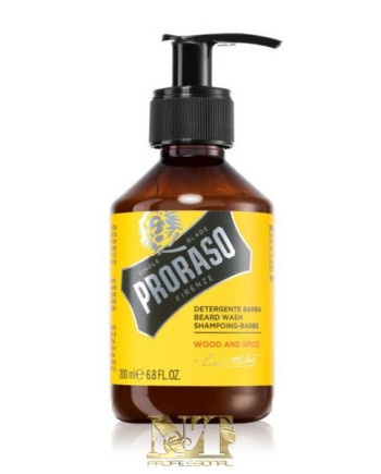 PRORASO WOOD ARANCIO DETERGENTE BARBA 200 ML