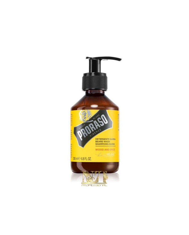 PRORASO WOOD ARANCIO DETERGENTE BARBA 200 ML