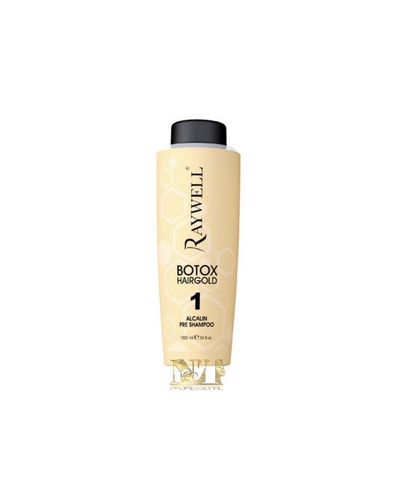 RAYWELL BOTOX HAIRGOLD ALCALIN PRE SHAMPOO 1000 ML