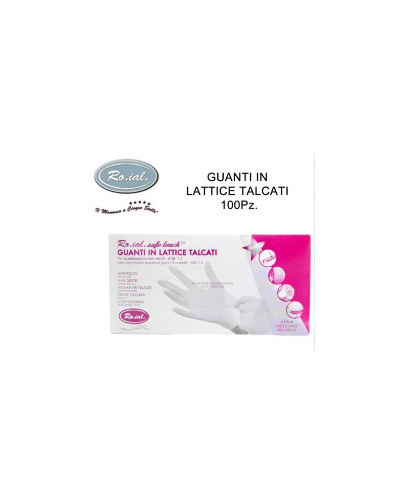 RO.IAL GUANTI IN LATTICE 100 PZ MIS.L