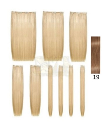 SHE EXTENCLIP SET 9 PZ LISCE COL 19  CM 50/55 GR 120