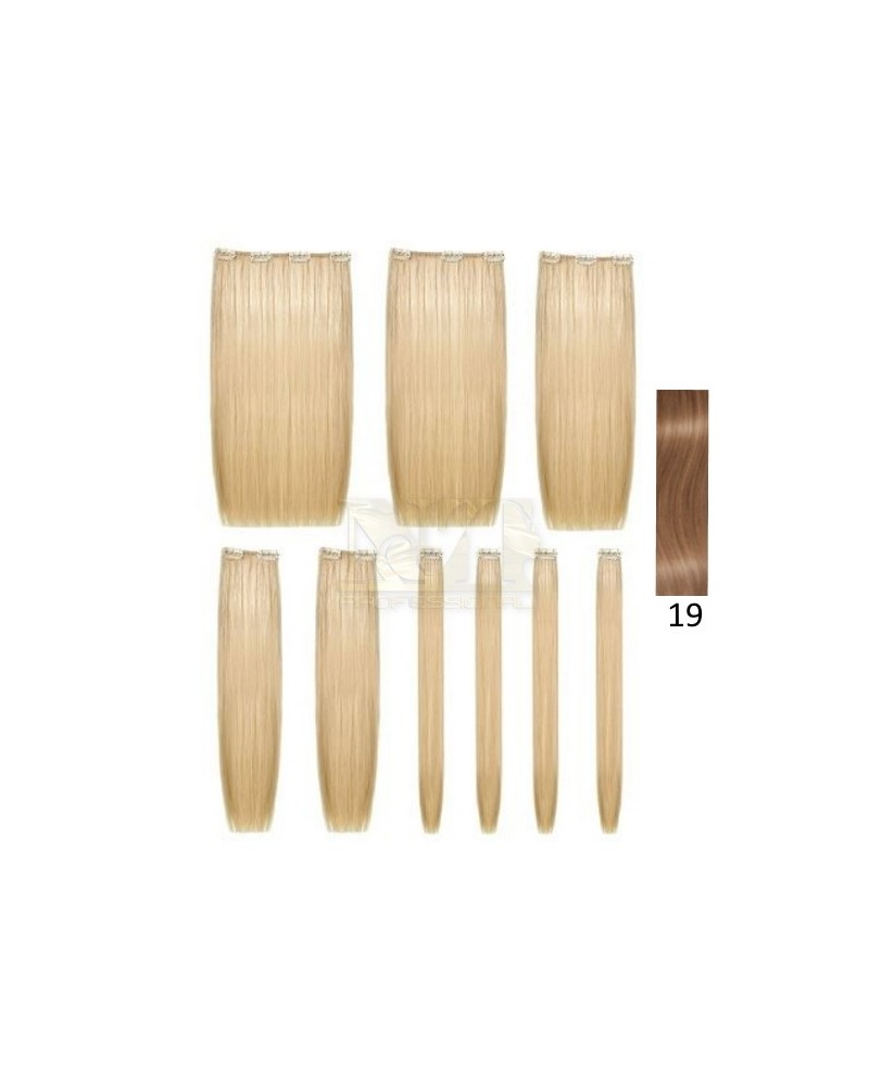 SHE EXTENCLIP SET 9 PZ LISCE COL 19  CM 50/55 GR 120