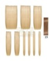 SHE EXTENCLIP SET 9 PZ LISCE COL 19  CM 50/55 GR 120