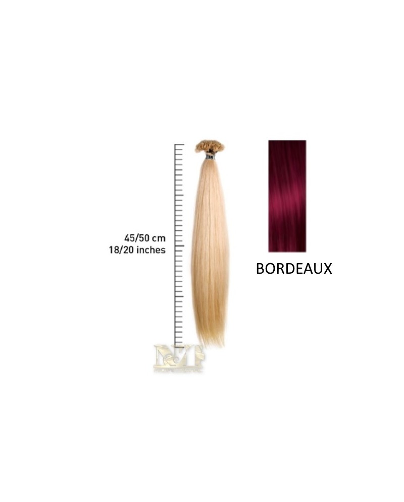 SHE EXTENSION C/CHERATINA LISCIO CM 45/50 COL BORDEAUX CONF 10 PZ