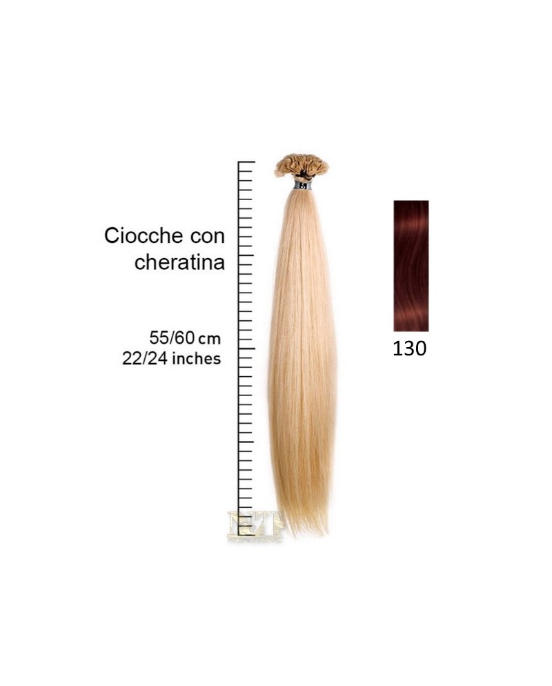 SHE EXTENSION C/CHERATINA LISCIO CM 55/60 COL 130 CONF 10 PZ