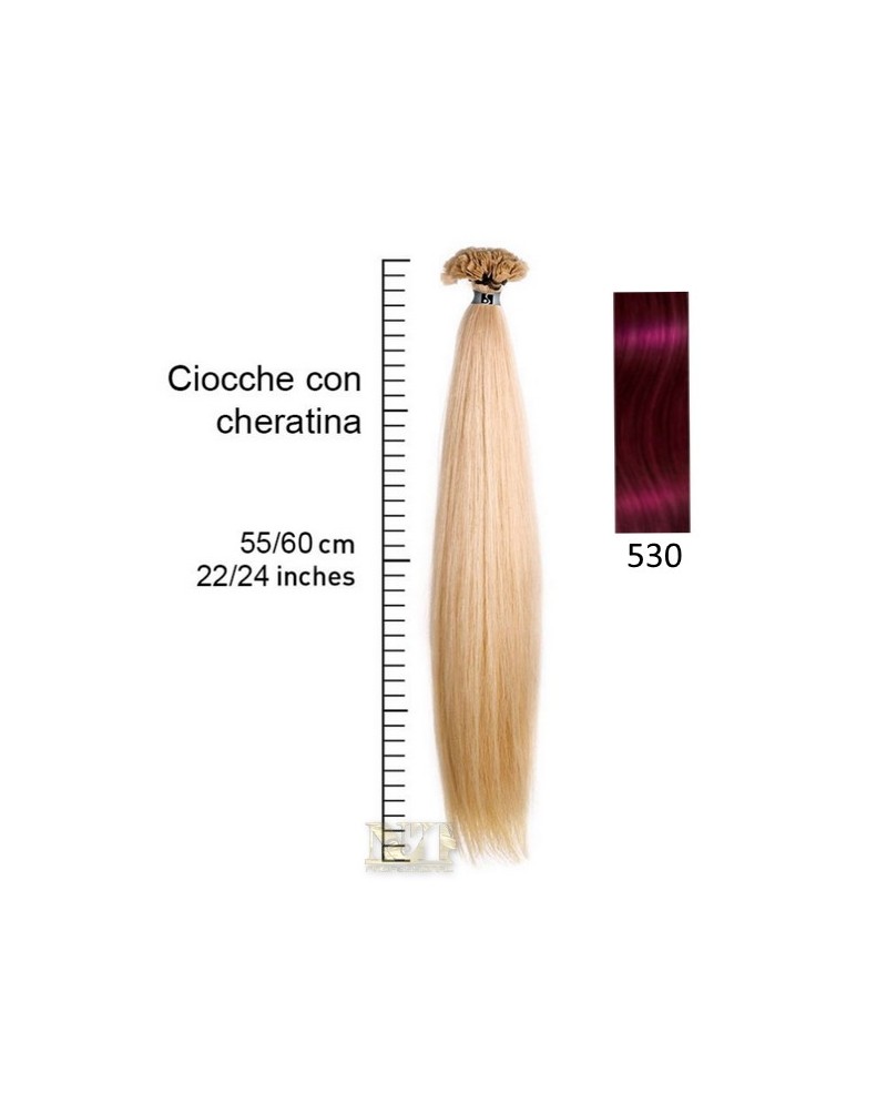 SHE EXTENSION C/CHERATINA LISCIO CM 55/60 COL 530 CONF 10 PZ