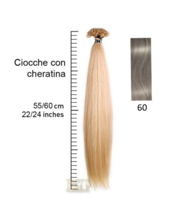 SHE EXTENSION C/CHERATINA LISCIO CM 55/60 COL 60 CONF 10 PZ