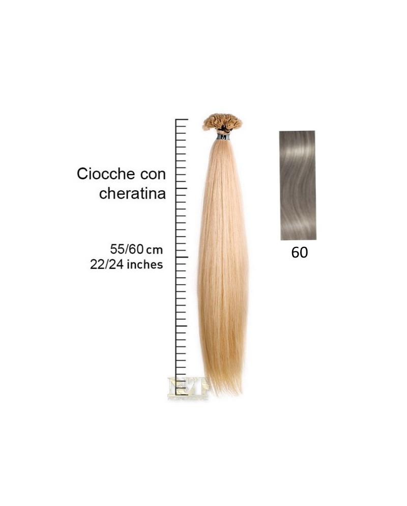 SHE EXTENSION C/CHERATINA LISCIO CM 55/60 COL 60 CONF 10 PZ