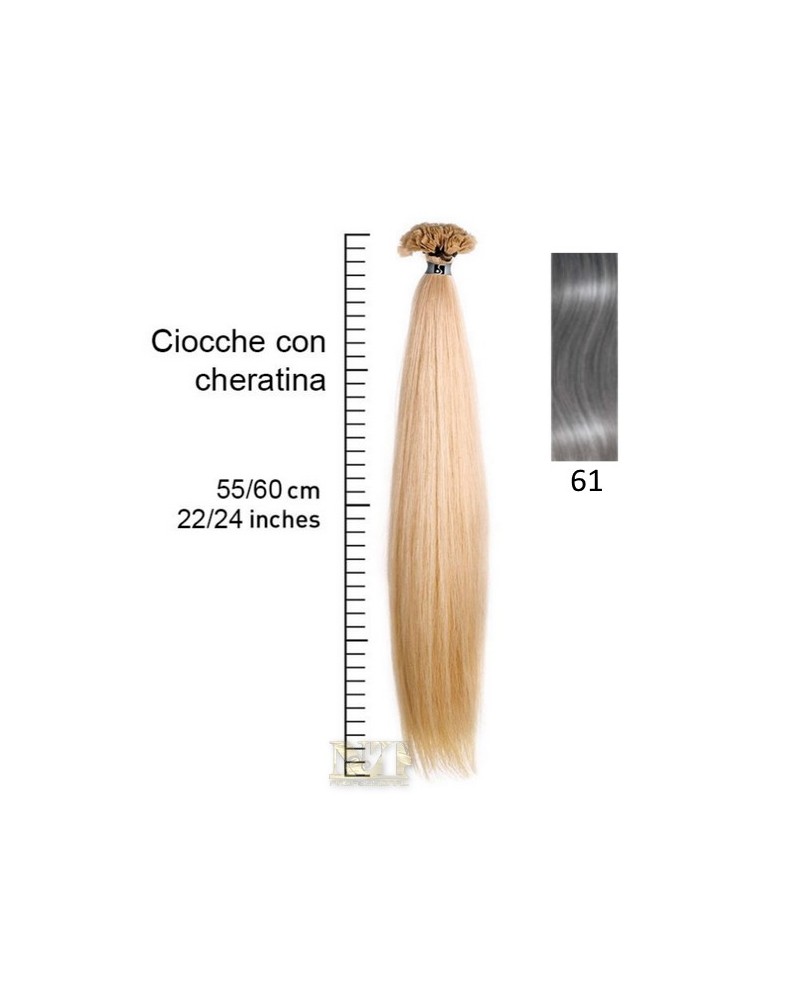 SHE EXTENSION C/CHERATINA LISCIO CM 55/60 COL 61 CONF 10 PZ