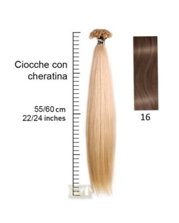 SHE EXTENSION C/CHERATINA LISCIO CM 55/60 COL.16 CONF 10 PZ