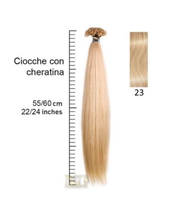 SHE EXTENSION C/CHERATINA LISCIO CM 55/60 COL.23 CONF 10 PZ