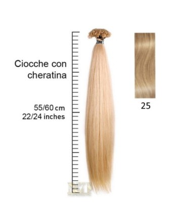 SHE EXTENSION C/CHERATINA LISCIO CM 55/60 COL.25 CONF 10 PZ