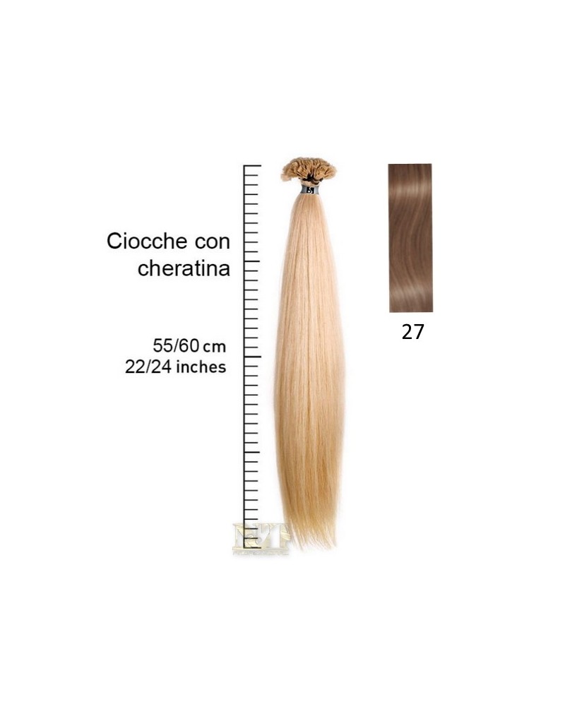 SHE EXTENSION C/CHERATINA LISCIO CM 55/60 COL.27 CONF 10 PZ