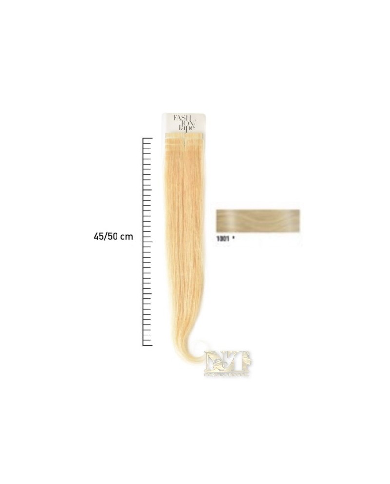 SHE EXTENSION FASHION TAPE BASIC A FREDDO 45/50 COLORE 1001 (CONF 10PZ)