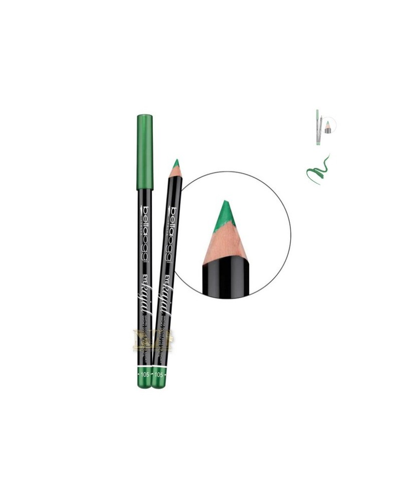 BELLA OGGI EYE KAJAL  MATITA OCCHI GREEN  KAJAL  COL 105