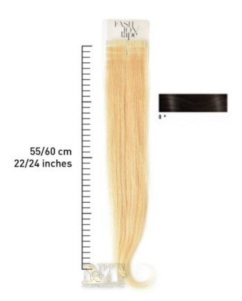 SHE EXTENSION FASHION TAPE BASIC A FREDDO 55/60 COLORE 8(CONF 10PZ)