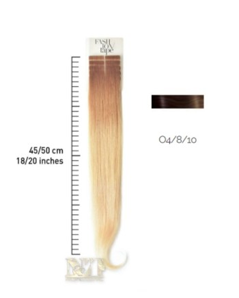 SHE EXTENSION FASHION TAPE OMBRE A FREDDO 45/50 COLORE 4/8/10 (CONF 10PZ)