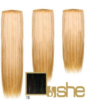 SHE FASCIA EXTENSION LISCI CON CLIP CM 45/50/55 CONF 3 PZ COL.1 B