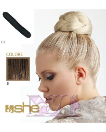 SHE TOUPET IN FIBRA DI KANEKALON T3 COL.8