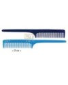 SIBEL PETTINE DUOLINE CELLULOSE ACETATE COMB. CELESTE/BLU A CODA