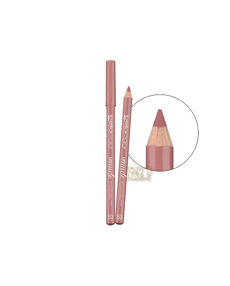 BELLA OGGI LIP LINER MATITA   LABBRA MAT NUDE NAKED BEIGE