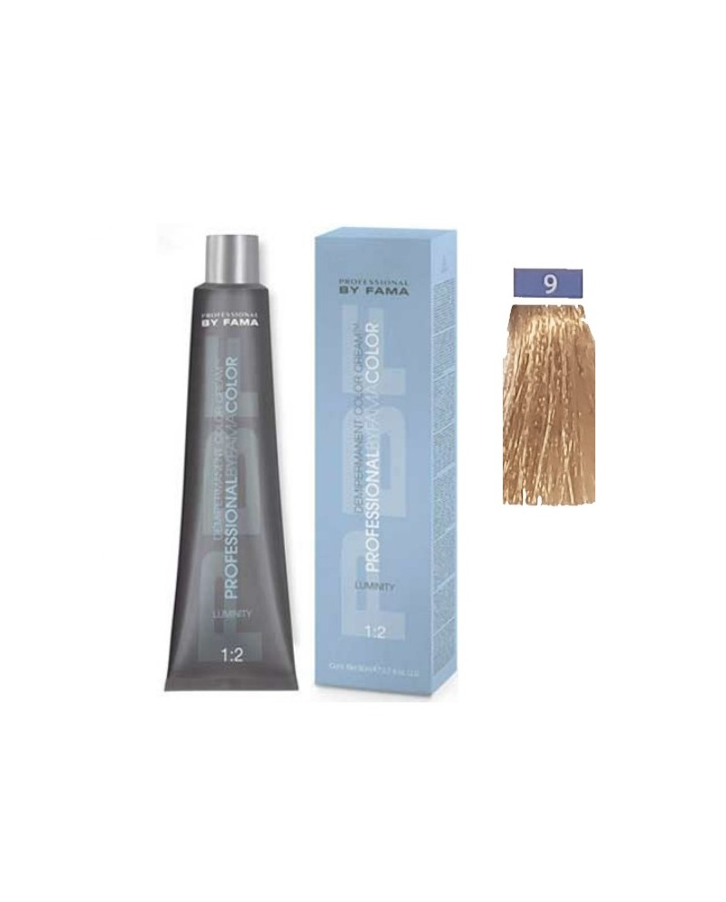 PROFESSIONAL BY FAMA DEMIPERMANENT LUMINITY 1+2 80 ML N° 9