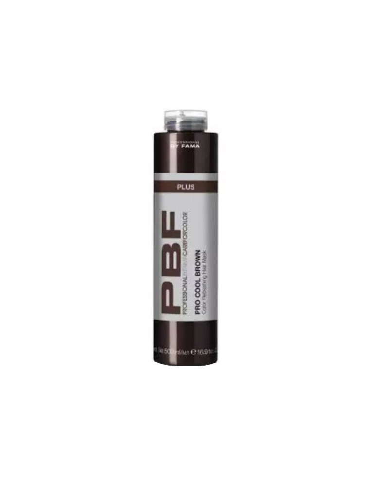 PROFESSIONAL BY FAMA PRO COOL BROWN PLUS COLOR REFRESHING HAIR MASK 500 ML