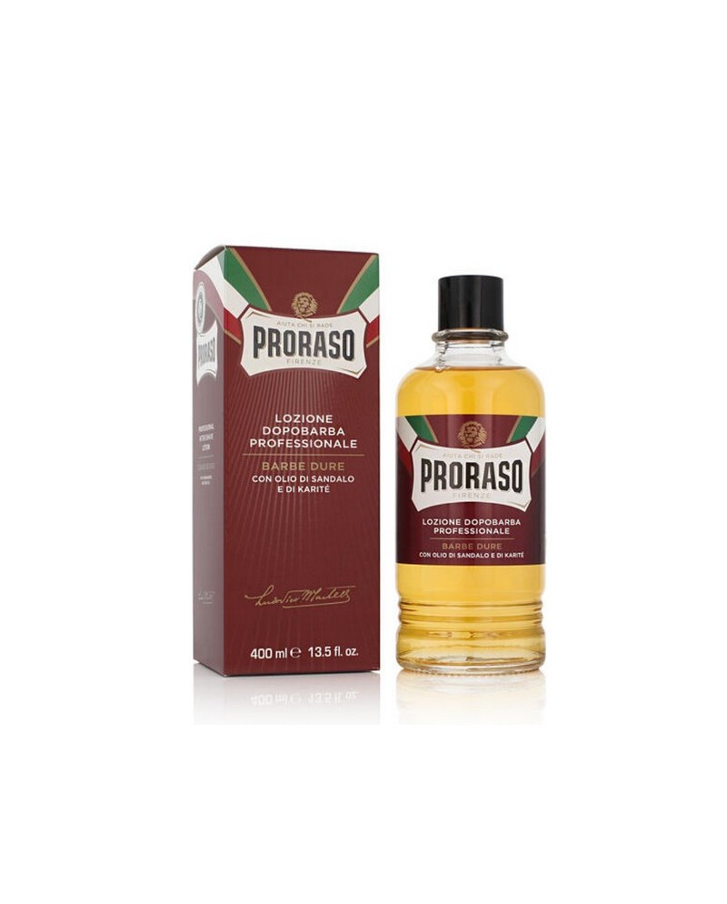 PRORASO LOZIONE DOPOBARBA CON OLIO DI SANDALO E KARITE' 400 ML