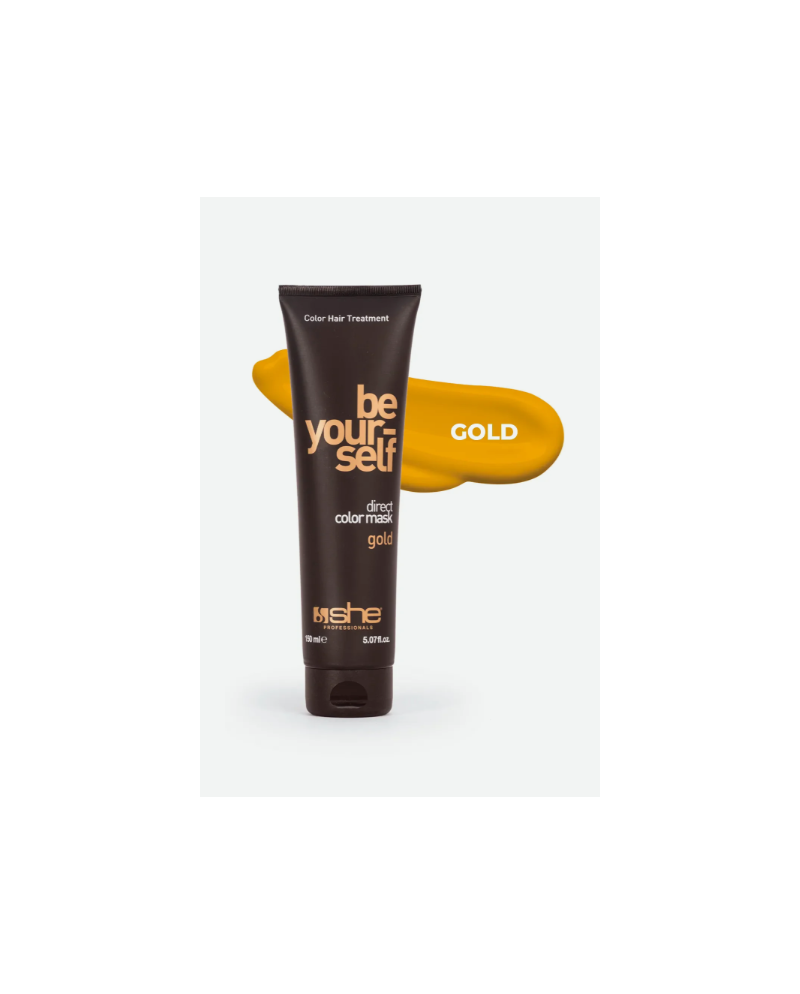 SHE BE YOUR SELF COLOR MASK GOLD 150 ML