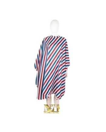 MOROCUTTI MANTELLA TAGLIO BARBER POLE RED&BLUE