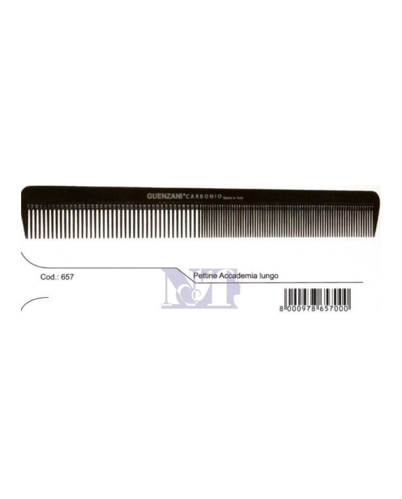 GUENZANI PETTINE ACCADEMIA LUNGO ART. 657/E  IN CARBONIO