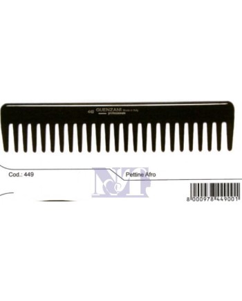 GUENZANI PETTINE PROFESSIONALE AFRO A DENTI LARGHI ART. 449
