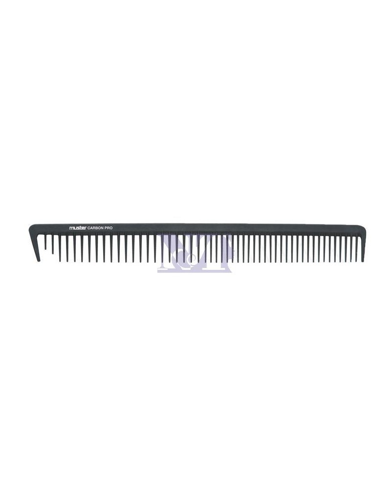 MUSTER PETTINE LINEARE 2 DENTI SCALINATI CARBONIUM