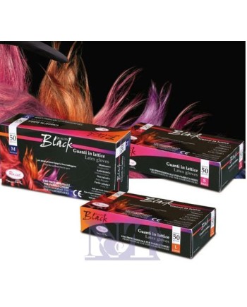 RO.IAL GUANTI NERI 50 PZ MIS.S