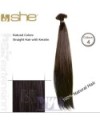 SHE EXTENSION C/CHERATINA LISCIO CM 55/60 COL.4 CONF 10 PZ
