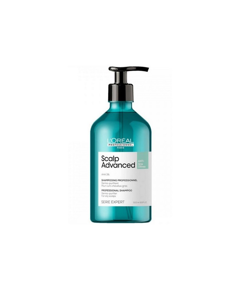 L'OREAL EXPERT SHAMPOO SCALP ADVANCED ANTI-OILINESS 500 ML