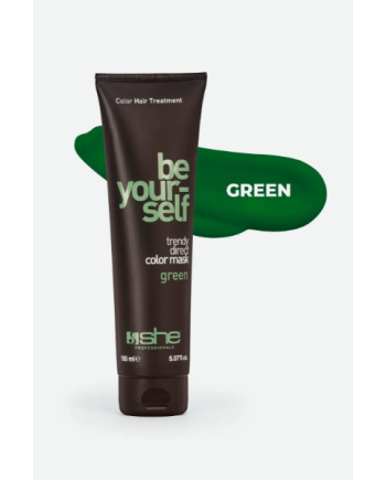SHE BE YOUR SELF COLOR MASK GREEN 150 ML